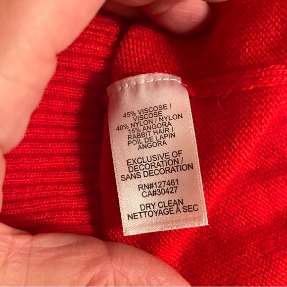 LAST CHANCE | Wildfox White Label Shopping is My Cardio Angora Blend Red Sweater - Picture 7 of 9